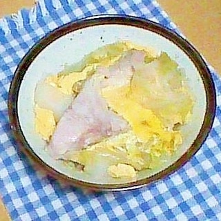 マグロのたまごとじ丼